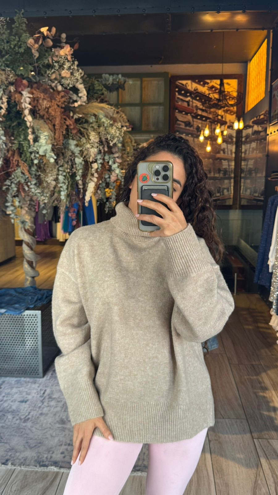 Suéter de cuello alto